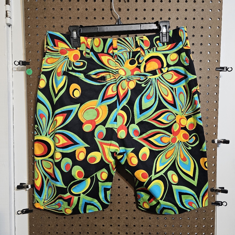 Loudmouth HERITAGE SHORT - SHAGADELIC BLACK Mens Sz 32 - Picture 2 of 7